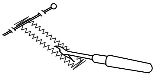 ELNA 7200 - DO NOT pull down the buttonhole lever. - 8