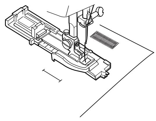 ELNA 7200 - DO NOT pull down the buttonhole lever. - 6