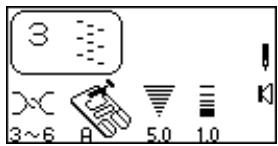 ELNA 7200 - Memory Auto Thread Cut Key - 5