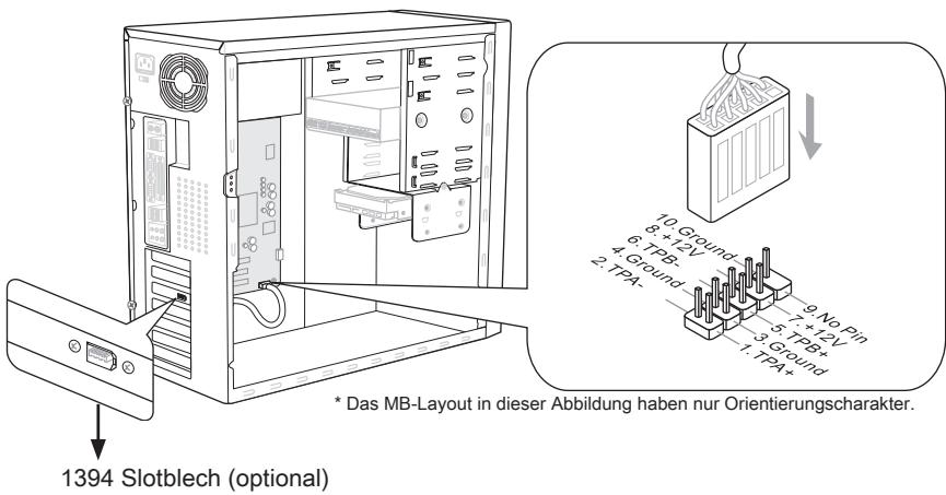 MSI G52-75991XR - IEEE 1394 Anschluss: J1394_1 - 1