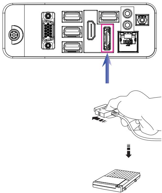MSI MS-AA16 V1.X - Connecting the External SATA Hard Disk Drive (Optional) - 1