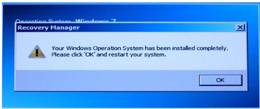 MSI MS-AA25 V1.X - Recovering the System with the F3 Hotkey - 7