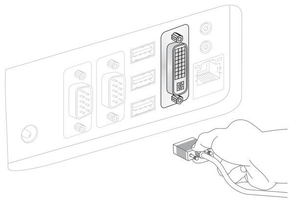 MSI MS-AA25 V1.X - Connecting DVI-I Devices (Optional) - 1