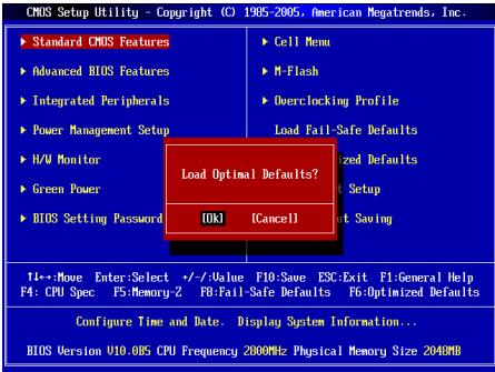 MSI NF725-C35 - 載入最佳預設值 - 1