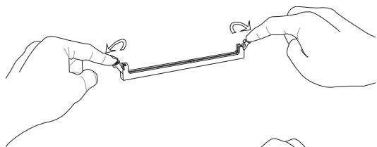 MSI NF725-C35 - 安裝記憶體模組 - 1