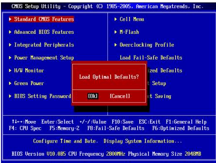 MSI NF725-C35 - Load Optimized Defaults - 1