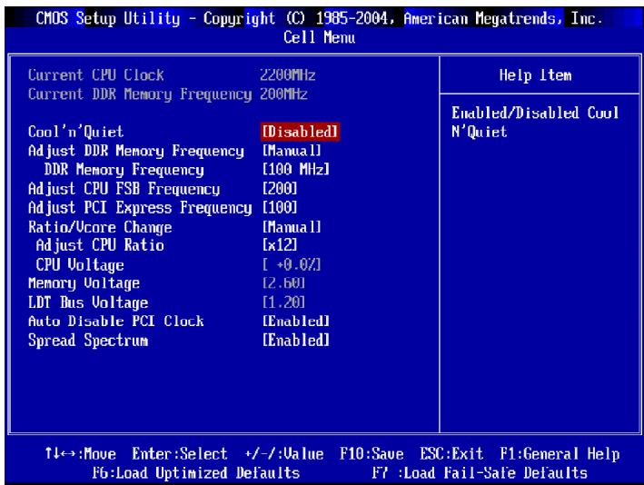 MSI RX480 NEO2 - Cell Menu - 1