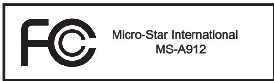 FC Micro-Star International MS-A912