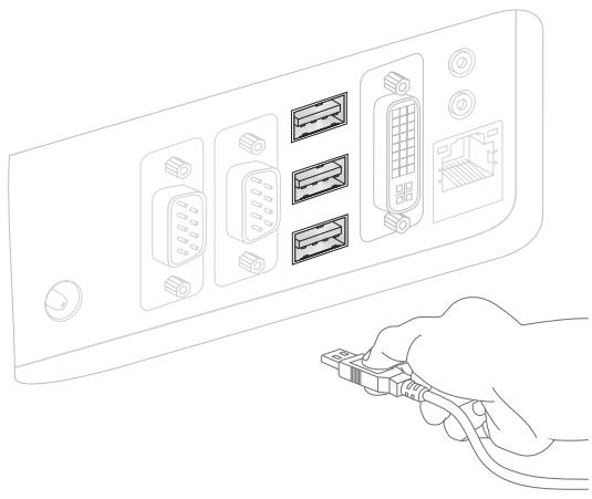 MSI WIND TOP AP2000 - Connecting the USB Devices - 1
