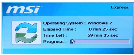 MSI WIND TOP AP2000 - Recovering the System with the Recovery Disks - 7