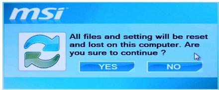 MSI WIND TOP AP2000 - Recovering the System with the Recovery Disks - 5