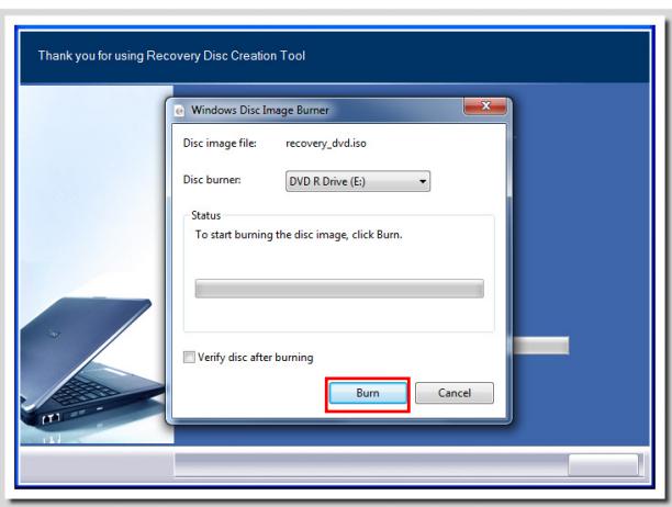 MSI WIND TOP AP2000 - CREATING SYSTEM RECOVERY DISK - 8