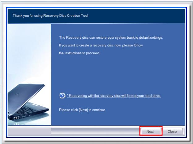 MSI WIND TOP AP2000 - CREATING SYSTEM RECOVERY DISK - 3