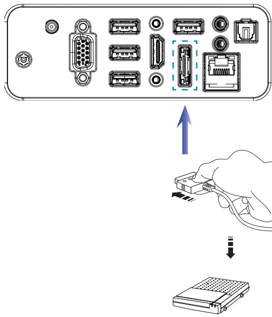 MSI MS-AC22 - Connecting the External SATA Hard Disk Drive (Optional) - 1
