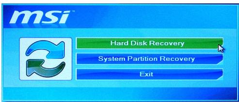 MSI MS-AC22 - Recovering the System with the Recovery Disks - 3