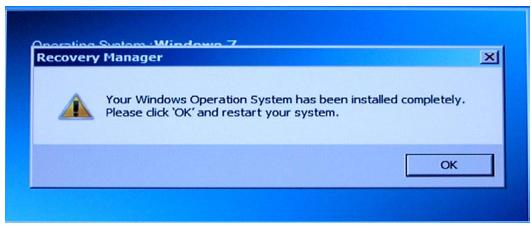 MSI MS-AC22 - Recover the System with the F3 Hotkey - 7