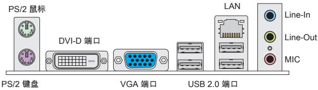 MSI C847IS-P33, C847MS-E33 - 后置面板 - 1