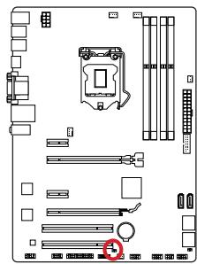 MSI H87M-G43 - JBAT1: Steckbrücke zur CMOS-Lösung - 1