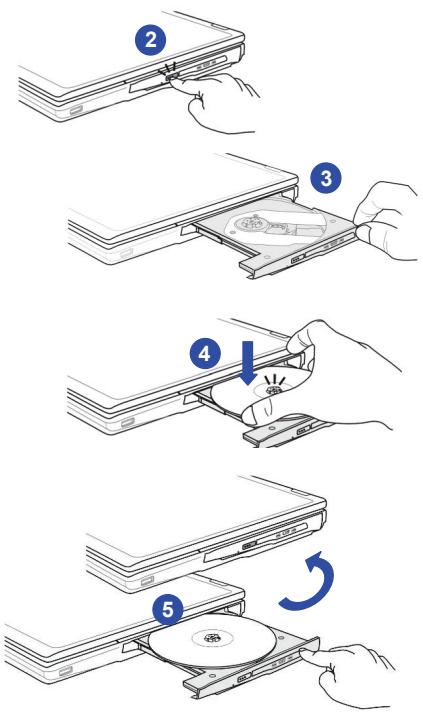 MSI GT663R - Inserting the Disk - 1