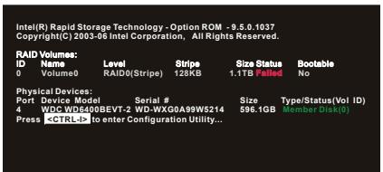 MSI GT663R - Possible Error Scenario: - 1