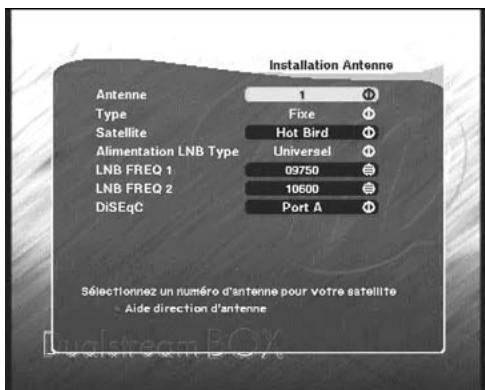 METRONIC TERMINAL NUMERIQUE DUALSTREAMBOX - A - installation d'un monobloc astra / hotbird - 3