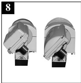 METRONIC MOTEUR 100 SAT HORIZON-HORIZON - H montage de la TETE (LNB) voir photos 8 ou 9 attention: - 1