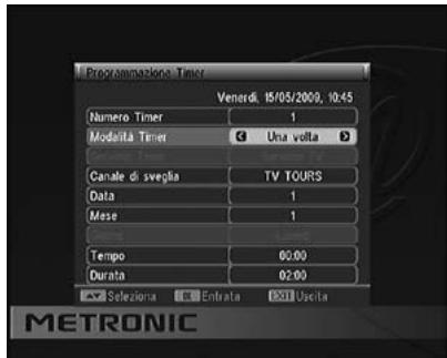 METRONIC ZAPBOX SINGLE 4.3 - Regolazione dell'ora: - 1