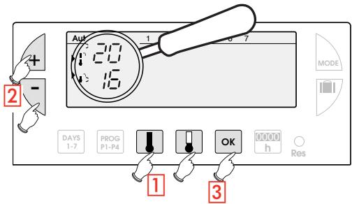 FLASH THERMO DIGI 2 HF - Temperature setting - 1