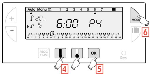 FLASH THERMO DIGI 2 HF - Creating a P4 programme - 2