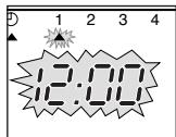 FLASH THERMO DIGI 2 HF - Setting current time and day - 1