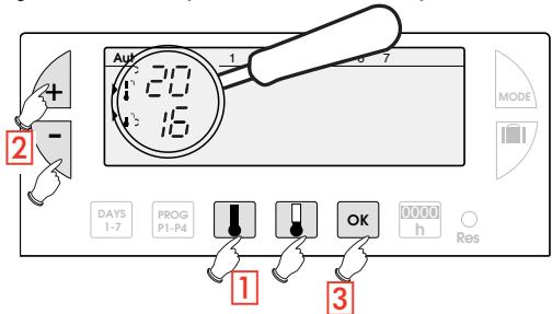 FLASH THERMO DIGI 2 HF - Einstellung der Temperaturen - 1