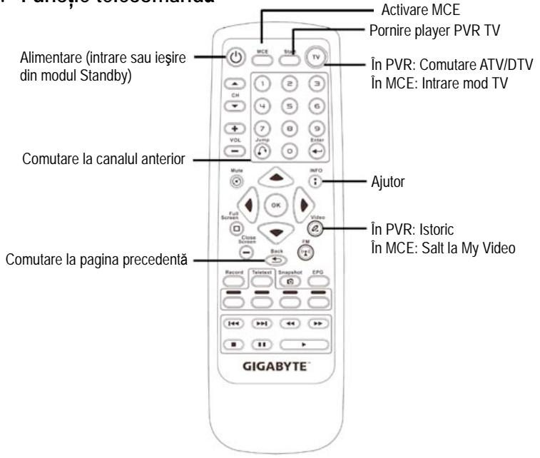 GIGABYTE GT-P8000 - Funcţie telecomanda - 1