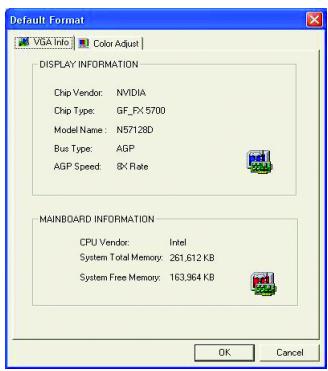 GIGABYTE GV-N57128D - VGA Information - 1
