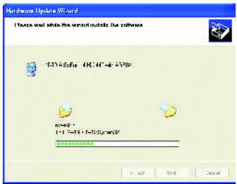 GIGABYTE GV-N57128DE - Step 2: Found new hardware wizard: Searching and installing - 2