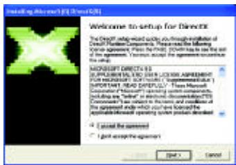 GIGABYTE GV-NX53128D - DirectX installation - 3