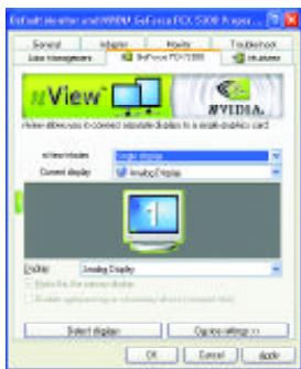 GIGABYTE GV-NX53128D - nView Display Mode properties - 1
