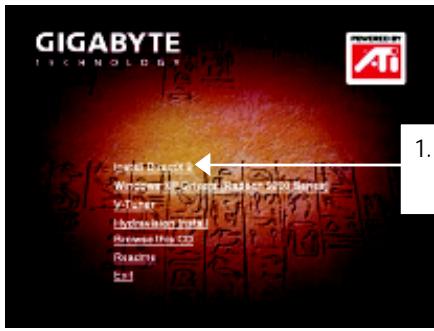 GIGABYTE GV-R9264D - DirectX Installation - 1