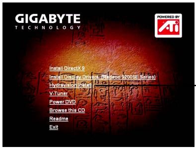 GIGABYTE GV-R92S128T - HYDRAVISION Installation - 1