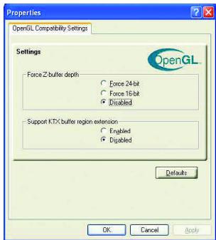 GIGABYTE GV-R96128D - Compatibility Settings button - 1