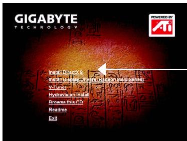 GIGABYTE GV-R96128D - DirectX Installation - 1