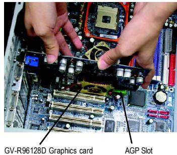 GIGABYTE GV-R96128D - To install your graphics accelerator card: - 4