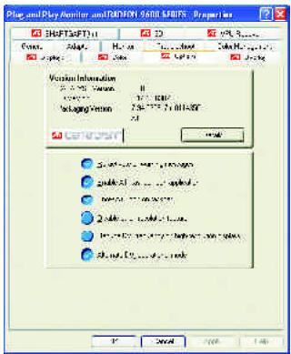GIGABYTE GV-R96S128D - Options Properties - 1
