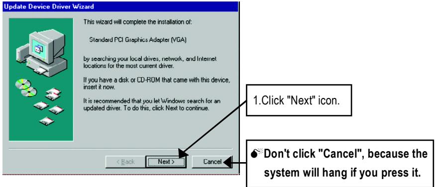 GIGABYTE GV-R9700 - Step 2: Update Device Driver Wizard: Standard PCI Graphics Adapter(VGA) - 1