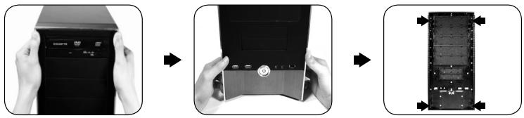 GIGABYTE ISOLO 210 - 1-3.2 To remove front panel: - 1