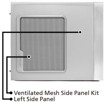 GIGABYTE ISOLO 220 - 1-2 Front, Rear, and Left Side Panel Structure a) Left Side Panel b) Front Panel - 1