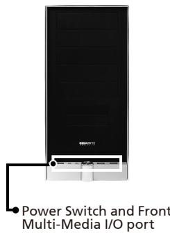 GIGABYTE ISOLO 220 - 1-2 Front, Rear, and Left Side Panel Structure a) Left Side Panel b) Front Panel - 2