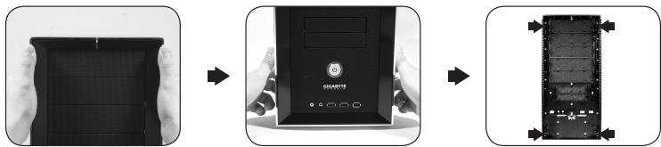 GIGABYTE ISOLO 230 - 1-3.2 To remove front panel: - 1