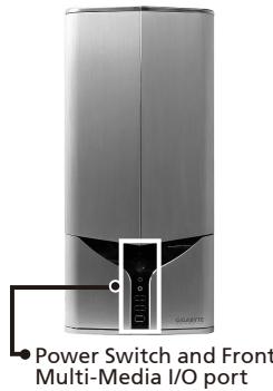 GIGABYTE POSEIDON 310 - 1-2 Front, Rear, and Left Side Panel Structure a) Left Side Panel b) Front Panel - 2