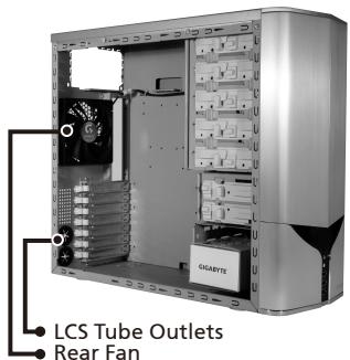 GIGABYTE POSEIDON 310 - 1-2 Front, Rear, and Left Side Panel Structure a) Left Side Panel b) Front Panel - 3