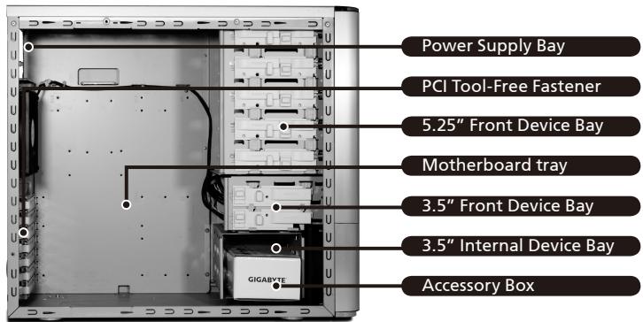 GIGABYTE POSEIDON 310 - 1-1 Casing's Internal Structure - 1